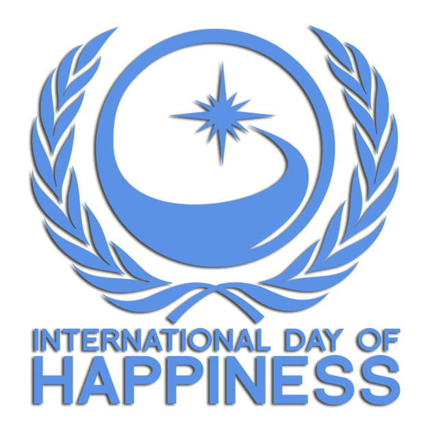 Happiness logo International Day of Happiness – National Wellbeing Service Ltd
